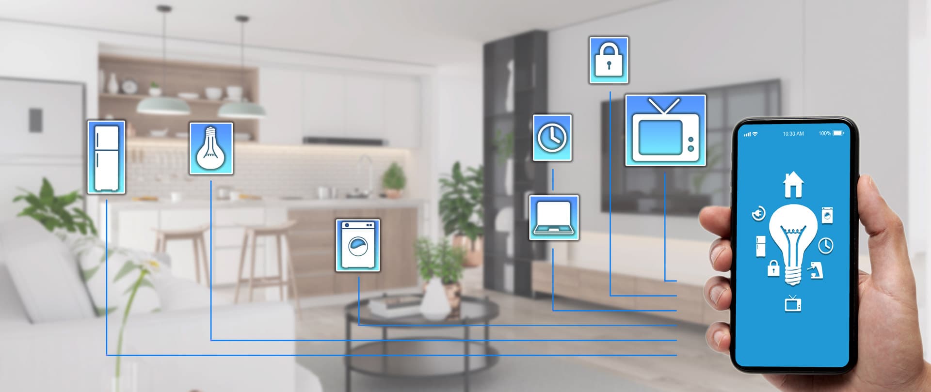 Controle su casa desde su móvil o tablet